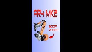 AR4 MK2 ROBOT ARM - DIY 6 axis robot / Arduino / Python #shorts  #robot  #robotics #6dof #short