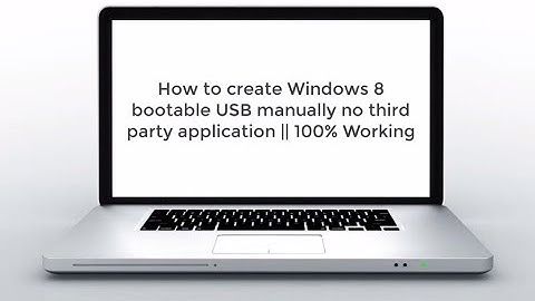 How to create Windows 8 bootable USB manually no third party application || 100% Working!