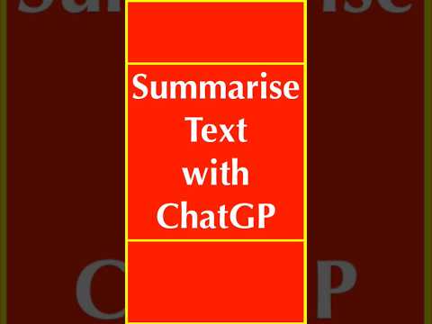 Summarise Text with