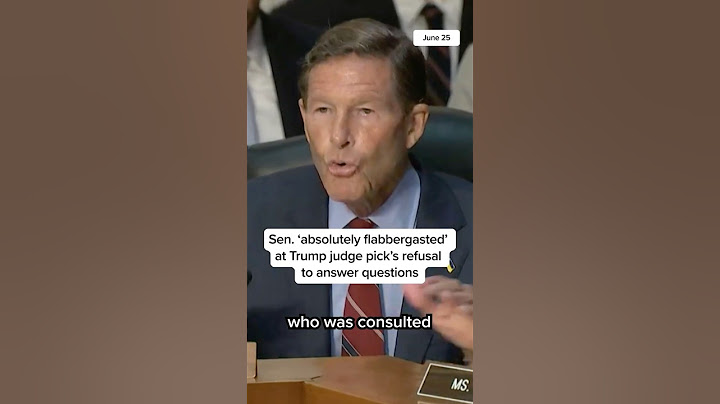 Sen. 'absolutely flabbergasted' at Trump judge pick's refusal to answer questions