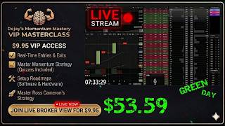 LIVE Day Trading Momentum Mastery Webull DayTradeDash
