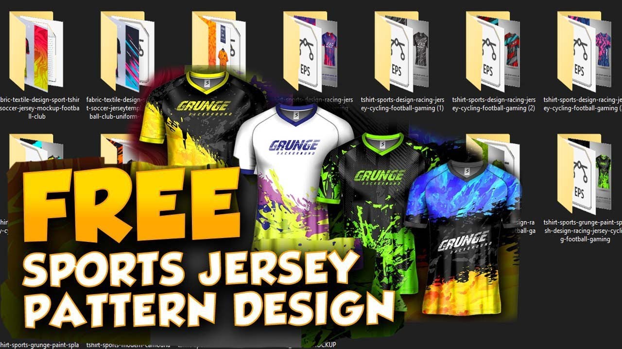 36 Designs Free Cdr For Sublimation Sports T Shirts Link In Description
