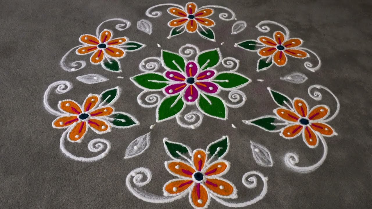 Festival rangolis || rangoli designs || kolam designs ||