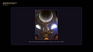 This upward interior view communicates lavish architectural ornament… | Composition Critique