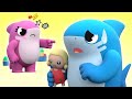 SHARING is caring SONG! BABY SHARK, don't borrow a toy without asking first! - Good Manners for Kids