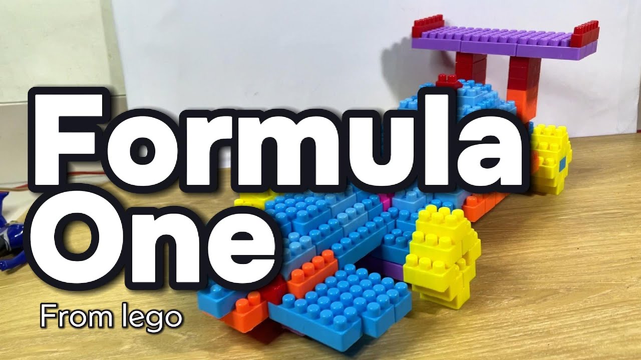 Lego F1 Tutorial How to make a formula one car from building block (lego) - YouTube
