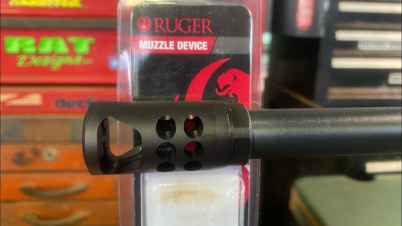 Ruger Precision® Rifle Hybrid Muzzle Brake / Recoil Before & After / Ruger American Predator