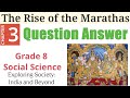 3. The Rise of the Marathas - Question Answer | Grade 8 Social Science (History)