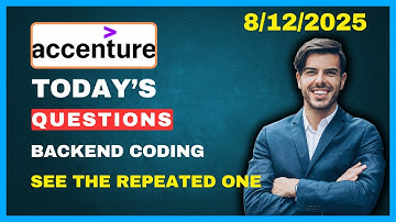 Moet je zien! Accenture Coding Questions | Accenture Technical Assessment Test 2026