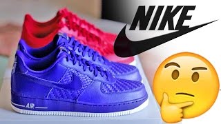 air force 1 woven red