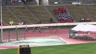 20130601 兵庫県総体　男子　200ｍ　予選5組