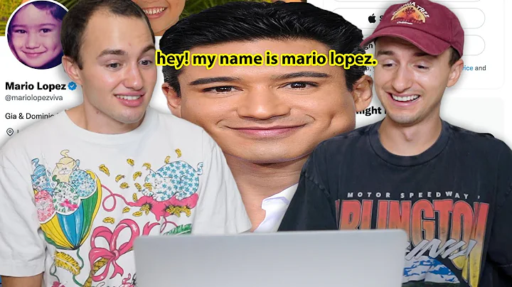 Analyzing Mario Lopez's Twitter Account