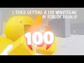 I tried getting a 100 WINSTREAK in Roblox Rivals! #roblox #trend