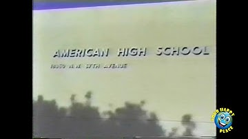 AMERICAN SENIOR HIGH SCHOOL 1992-1993 VIDEO JAARBOEK