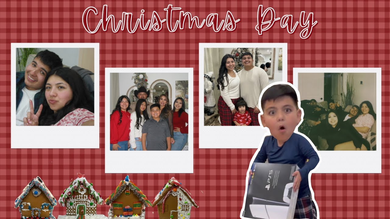 CHRISTMAS DAY 2025 | Opening Gifts | Ps5 | Gingerbread House Competition