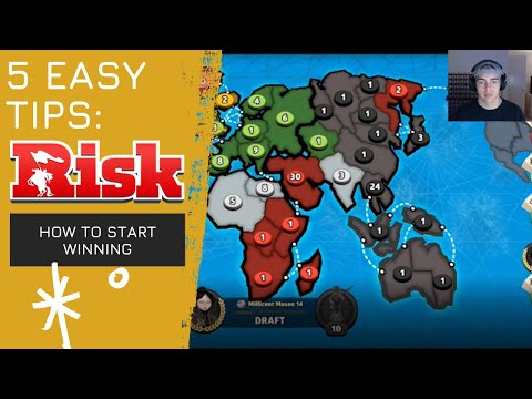 Winning at RISK: Global Domination | 5 Easy Strategy Tips to Improve Your Gameplay (5 minutes)