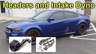 2020 Dodge Charger, Headers and intake + Dyno