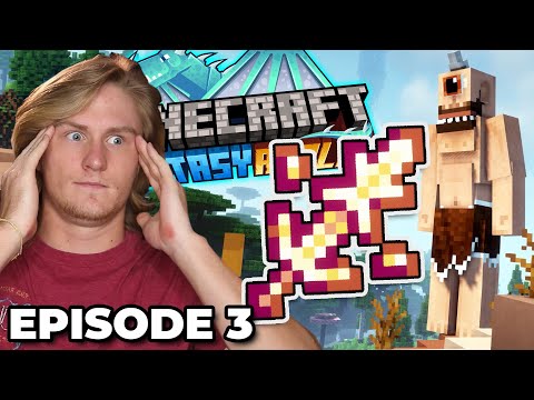 FANTASY REALM MINECRAFT Ep 3 | The BEST Sword (Trouble RPG)