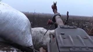 Новые кадры жестоких боёв на Донбассе январь 2017