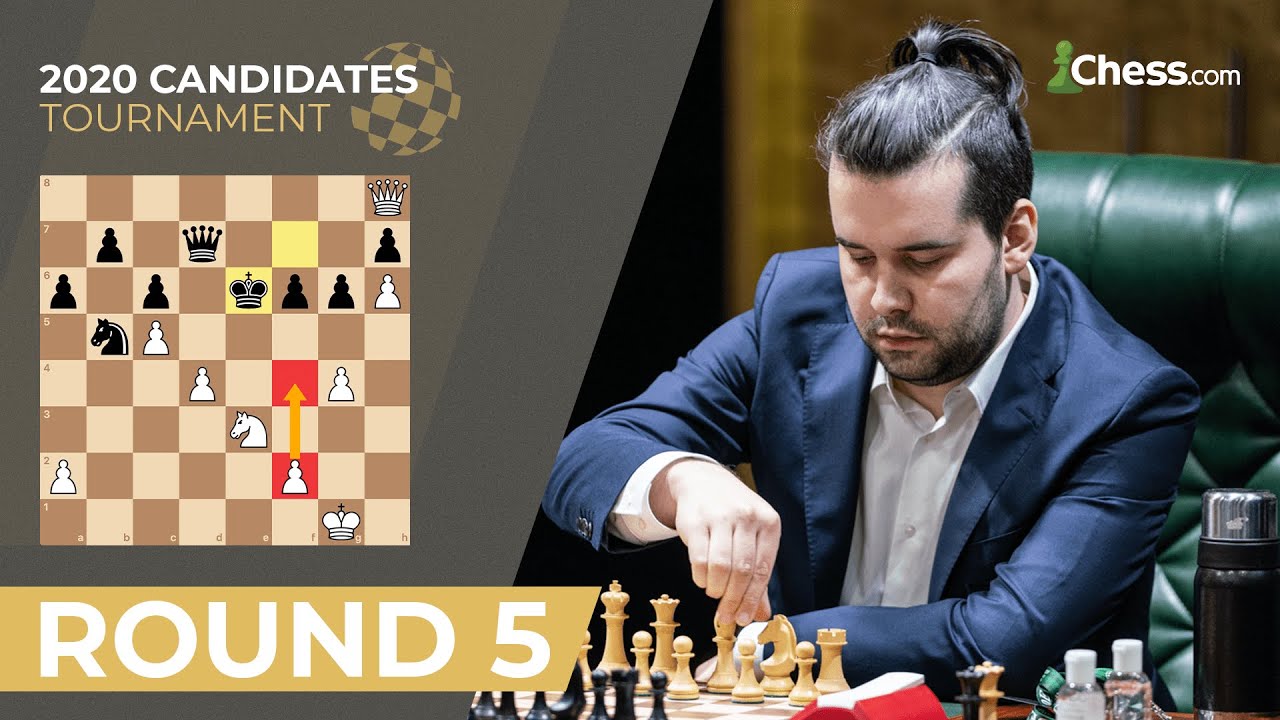 FIDE Chess Chandidates 2020: Ian Nepomniachtchi extends his lead to one  point after round 6