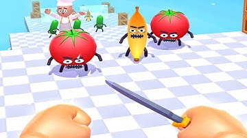 Hit Tomato 3D! Very satisfying and Relaxing ASMR slicing game