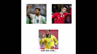 Yesss Neymar Nah Kiddin Mind Ronaldo Would Be The Dad That Leaves