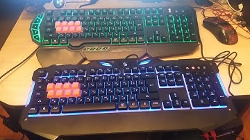 Купил клавиатуры себе и детям! A4Tech Bloody B318! A4Tech Bloody B328! Тест в игре! Обзор Распаковка