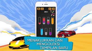 Water Sort Puzzle : Menuang air pemisahan warna screenshot 1