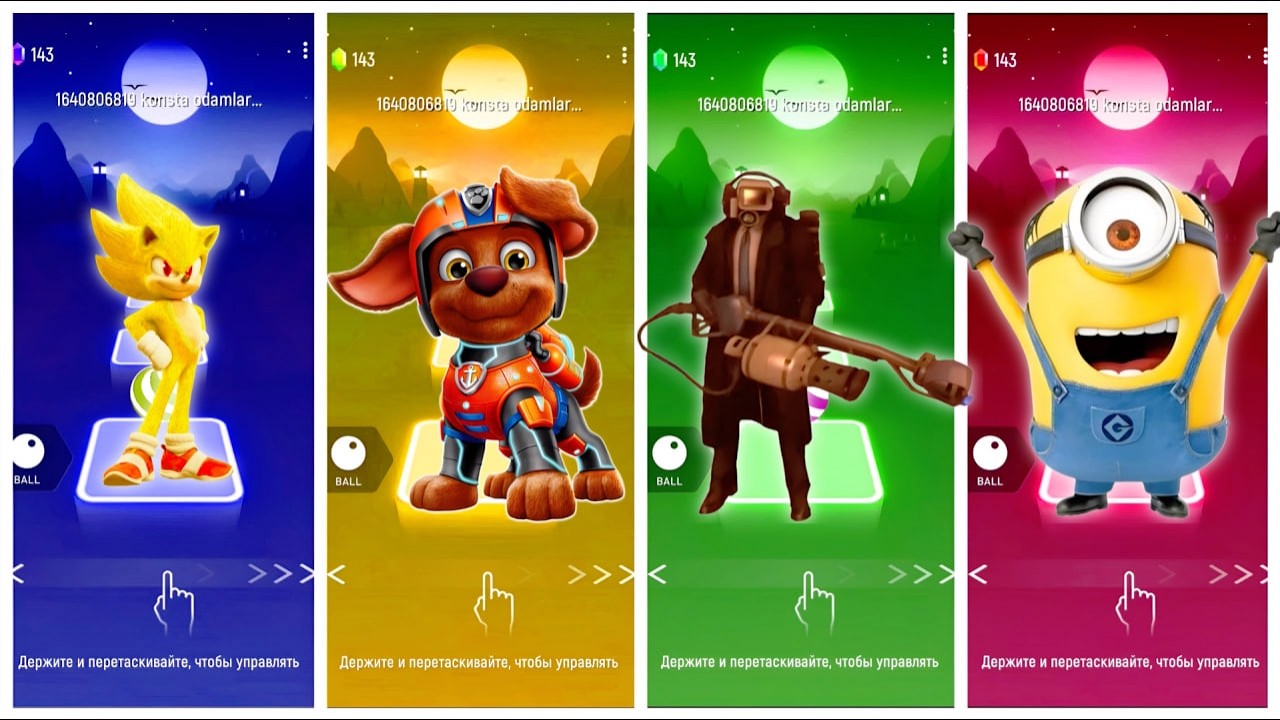 Skibidi Toilet 🆚 McQueen🆚 Sonic 🆚  Minions - Tiles Hop EDM Rush🎶 Who Is Best?🎯 #27