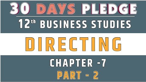 Motivation | Directing CH-7, Maslow Need Hierarchy Theory. 6 Marks Class 12th Board Exam 2020.