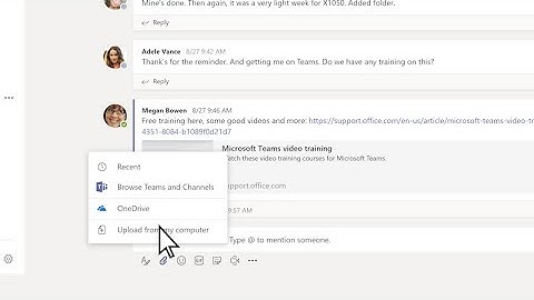 How to upload and share files in Microsoft Teams