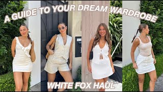 WHITE FOX TRY ON HAUL (Euro Summer + Uni + Girls night outfits) Something for EVERYONE!! + Discount