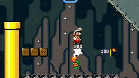 Super Mario Flash 2 Custom Level: Conveyor Caverns