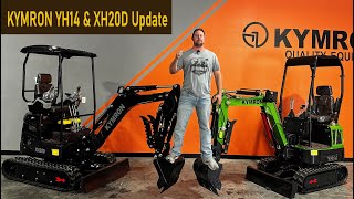 Yanmar Powered KYMRON XH20D and YH14 Mini Excavator update