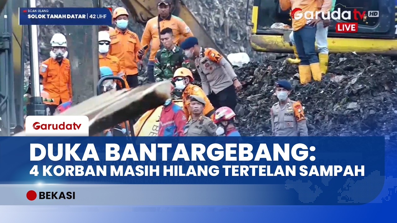 Isak Tangis Keluarga Korban Longsor Bantargebang: Berharap 4 Orang Hilang Segera Ditemukan