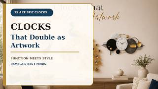 Clocks That Double as Artwork | 15 Unique Statement Wall Clocks