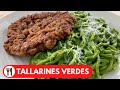 🇵🇪TALLARINES VERDES CON APANADO DE CARNE | FACIL Y RIQUISIMO