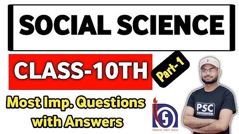10th NIOS Social Science Most Important Questions and Answers