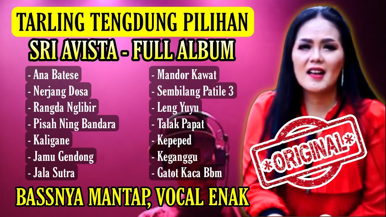 TARLING TENGDUNG CIREBONAN, LAGU PILIHAN TERBAIK SRI AVISTA FULL ALBUM