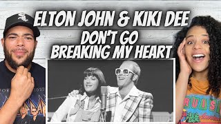 FIRST TIME HEARING Elton John &amp; Kiki Dee  - Don&#39;t Go Breaking My Heart REACTION