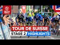Sprint Showdown Followed By Wild Celebrations! | Tour De Suisse 2023 Highlights Men - Stage 2