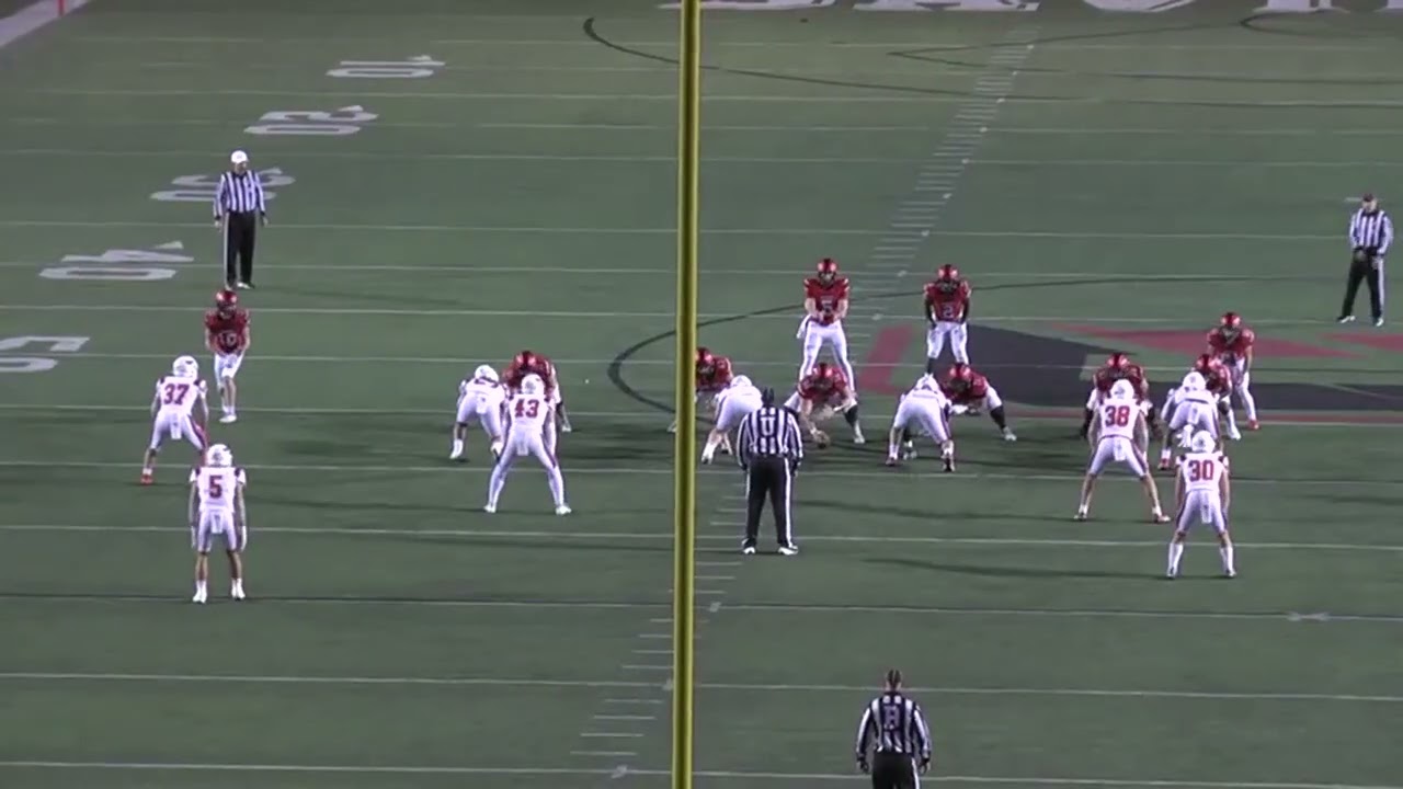 All-22 game film of Davidson's gun triple option offense under Scott Abell vs Dayton's defense from their 2023 game.