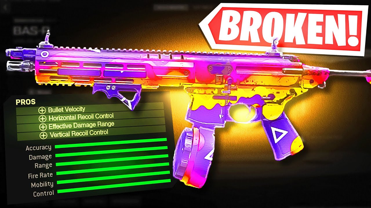 new *BROKEN* BAS P in WARZONE 3! 😲 (Best Bas P Class Setup) - MW3 - YouTube