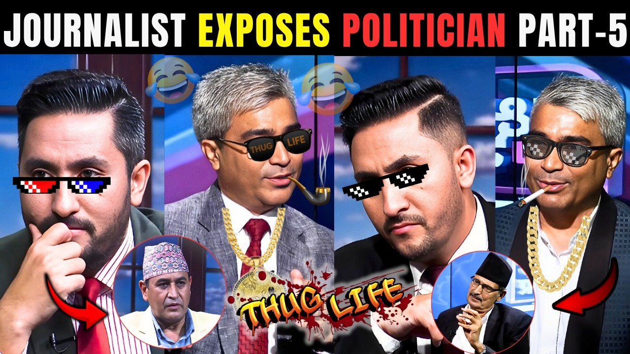 Journalist Exposes Politician Instantly Part-5 !😳🔥| Thug Life | Savage | Jagadish | Rajendra |