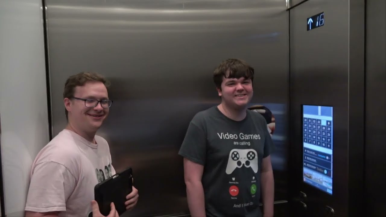 Alex FARTS in the Elevator! Otis/TKE Traction Elevators at The InterContinental in Miami, FL