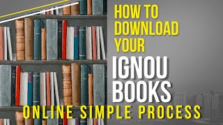 FREE BOOKS | How to download IGNOU Text Books | Soft Copy screenshot 5