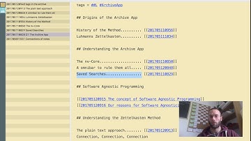 First look at the Archive App and Introduction to the Introduction • The Archive App Notes #1