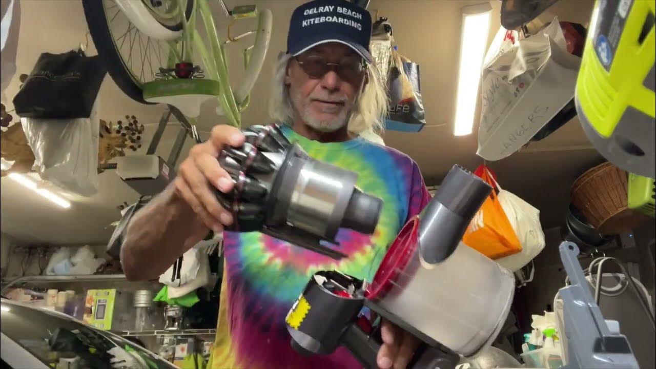 How to remove the canisters from a Dyson handheld vacuum cleaner YouTube