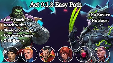 MCOC Act 9.1.3 Easy Path For Completion - The Overseer Boss