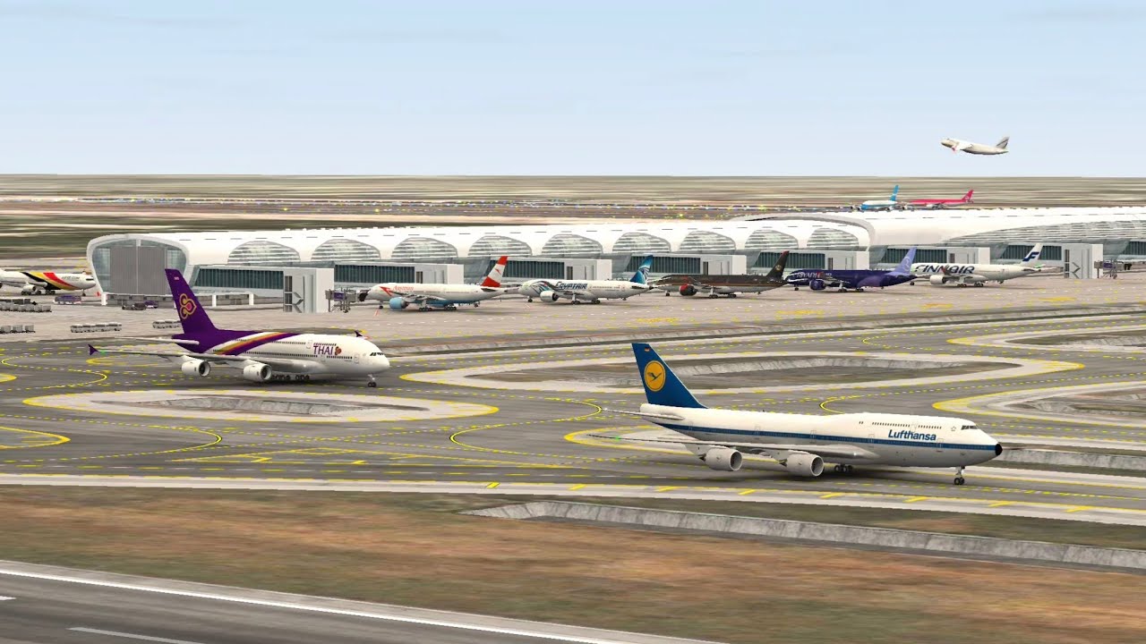 BANGKOK Airport Gameplay #11 | Plane Spotting | World of Airports
